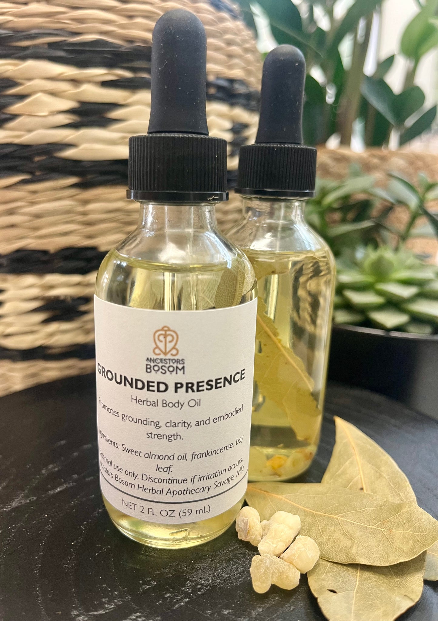 Grounded Presence Herbal Body Oil